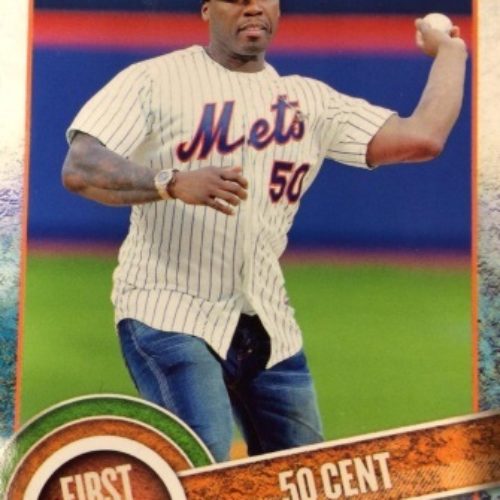 50 Cent увековечат на бейсбольных карточках