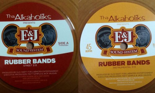 Tha Alkaholiks выпустили на виниле новый стилизованный под пивас сингл «Rubber Bands»