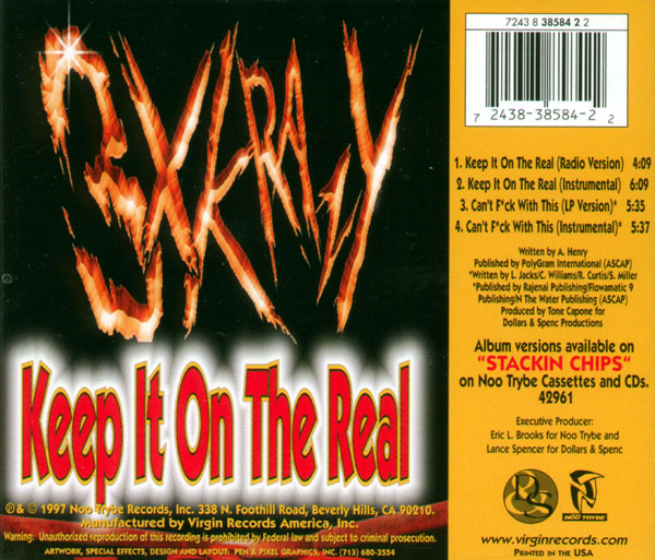 01 - Keep It On The Real - Maxi CD (Back)