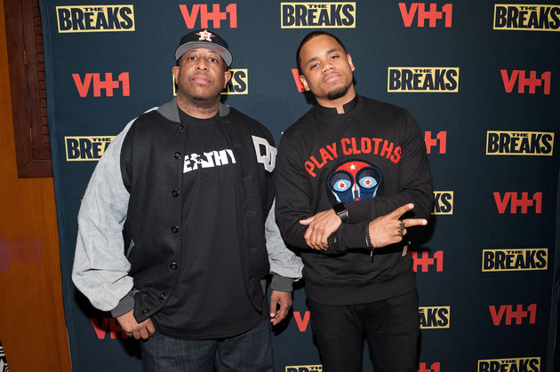 NEW YORK, NY - DECEMBER 14: DJ Premier (L) and Mack Wilds attend the Vh1 The Breaks premiere party at Red Rooster Restaurant on December 14, 2015 in New York City. (Photo by D Dipasupil/Getty Images for Vh1)