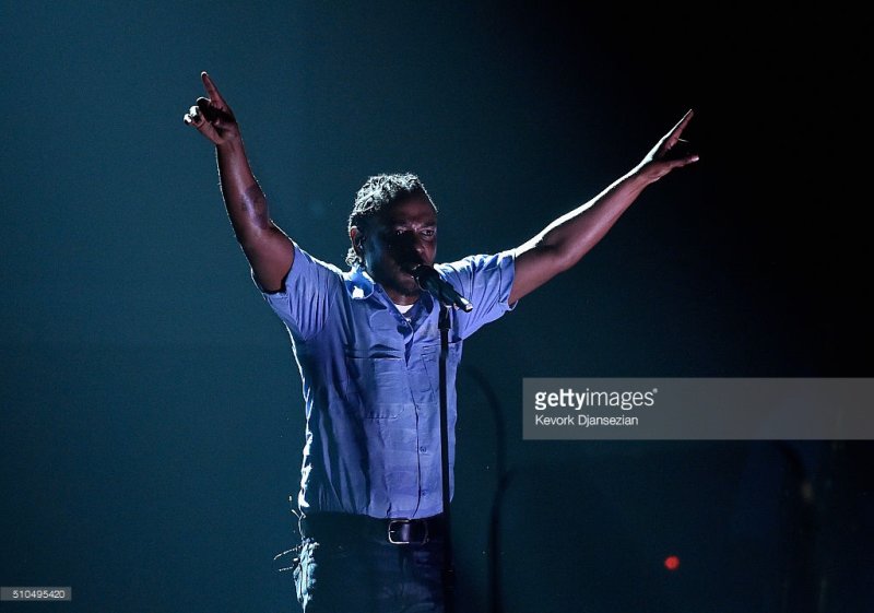 onstage during The 58th GRAMMY Awards at Staples Center on February 15, 2016 in Los Angeles, California.