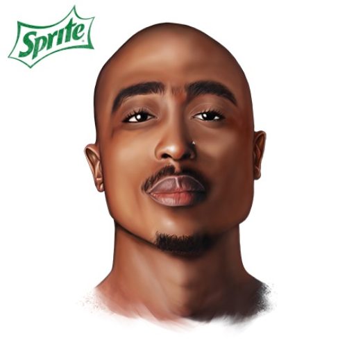 Rakim снялся в рекламе Sprite, под музыку 2Pac