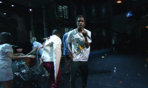 A$AP Mob выступили на шоу Стивена Кольбера