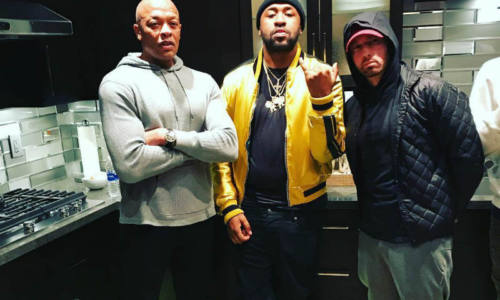Eminem, Dr. Dre и Mike Will Made-It работают вместе на студии