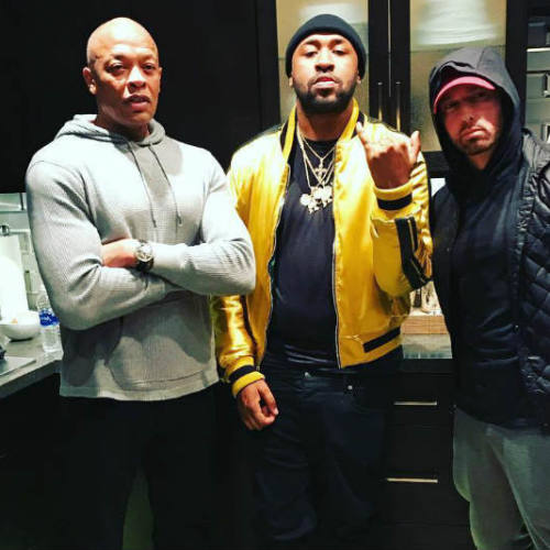 Eminem, Dr. Dre и Mike Will Made-It работают вместе на студии